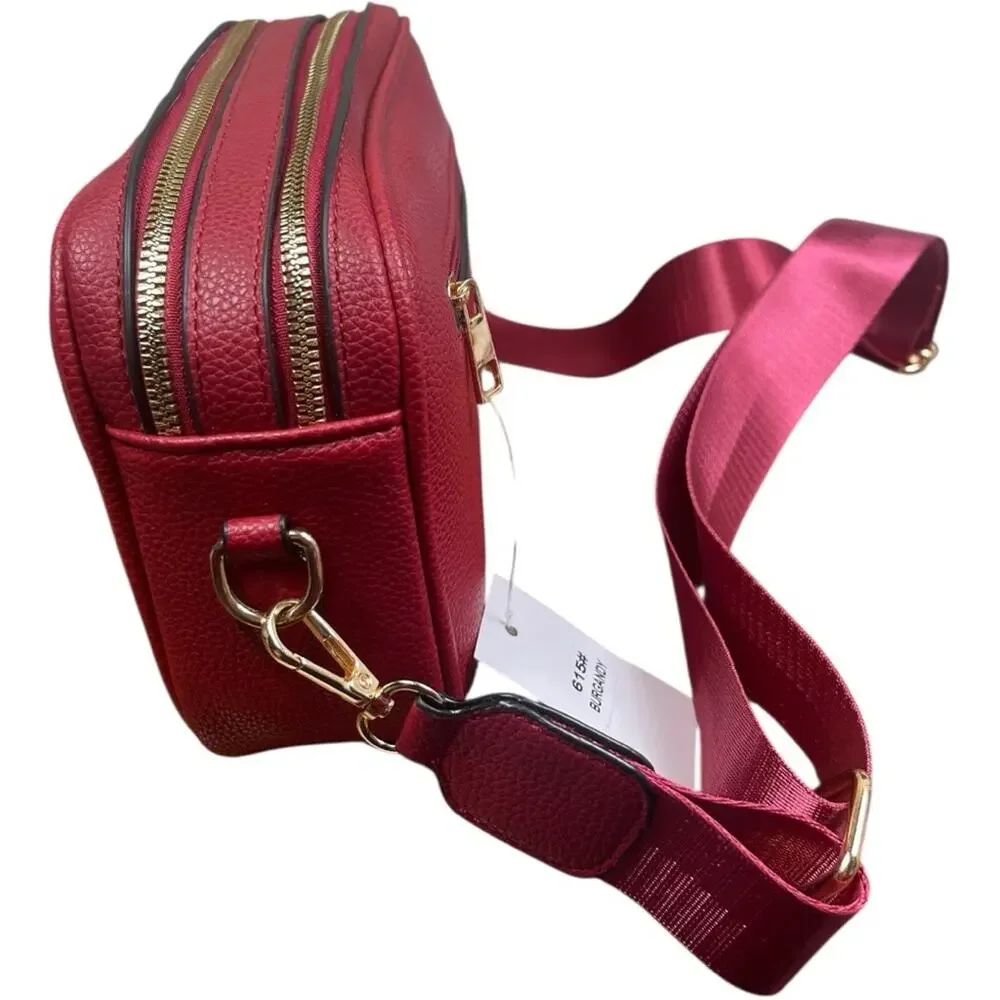“The Crossbody “ Red Camera Bag